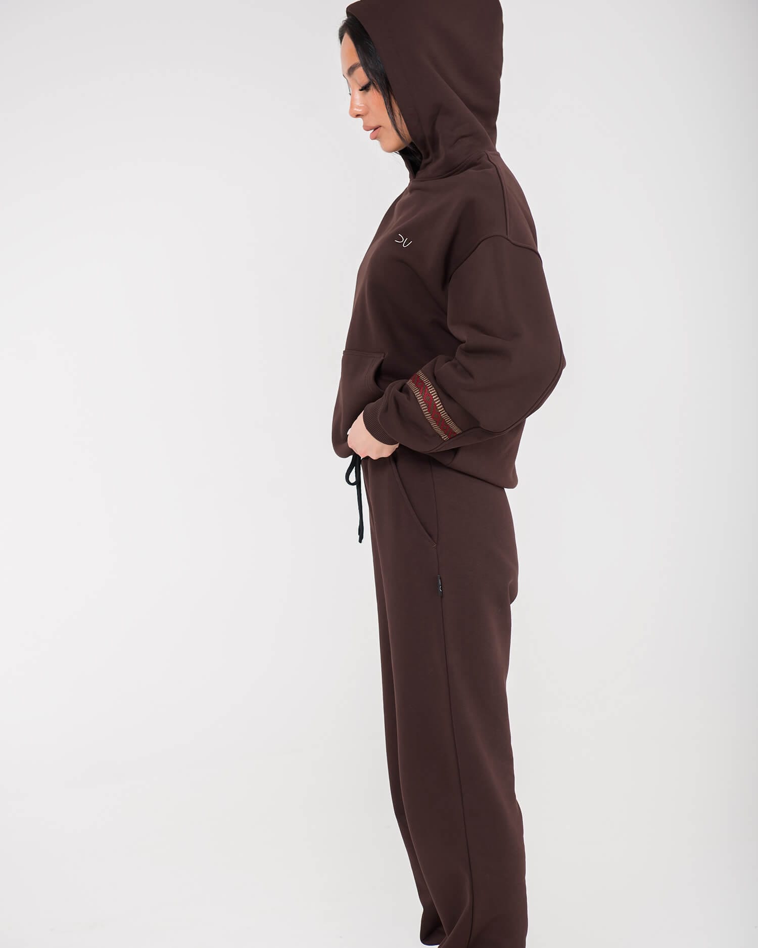 Laisvalaikio kelnės moterims ARIA / Espresso - Image 3