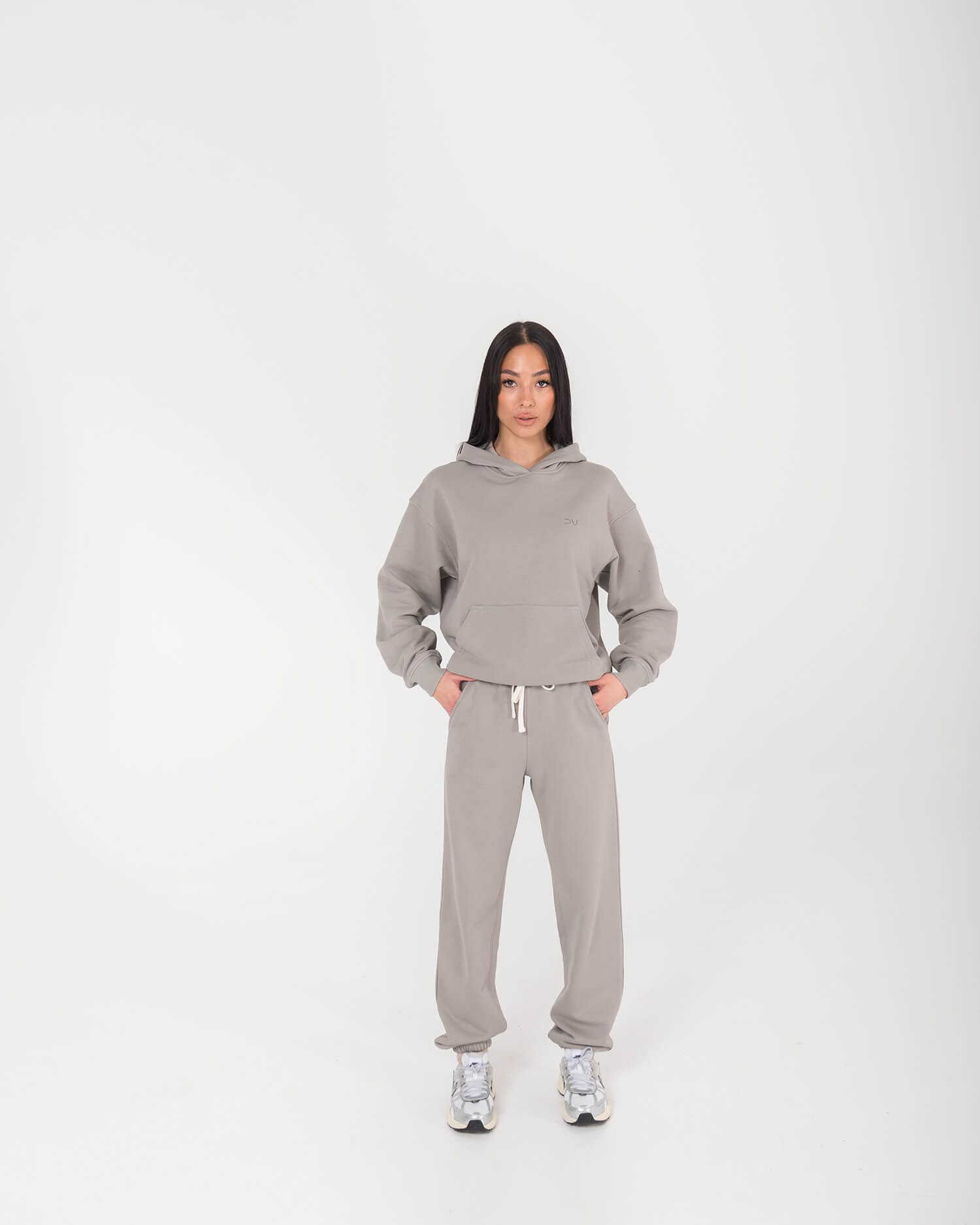 Laisvalaikio kostiumas moterims ELA / Pilkas - Image 6