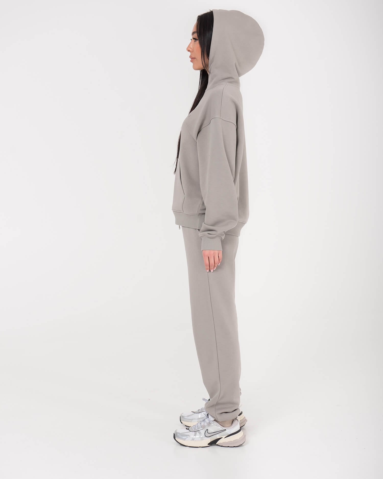 Laisvalaikio kostiumas moterims ELA / Pilkas - Image 4