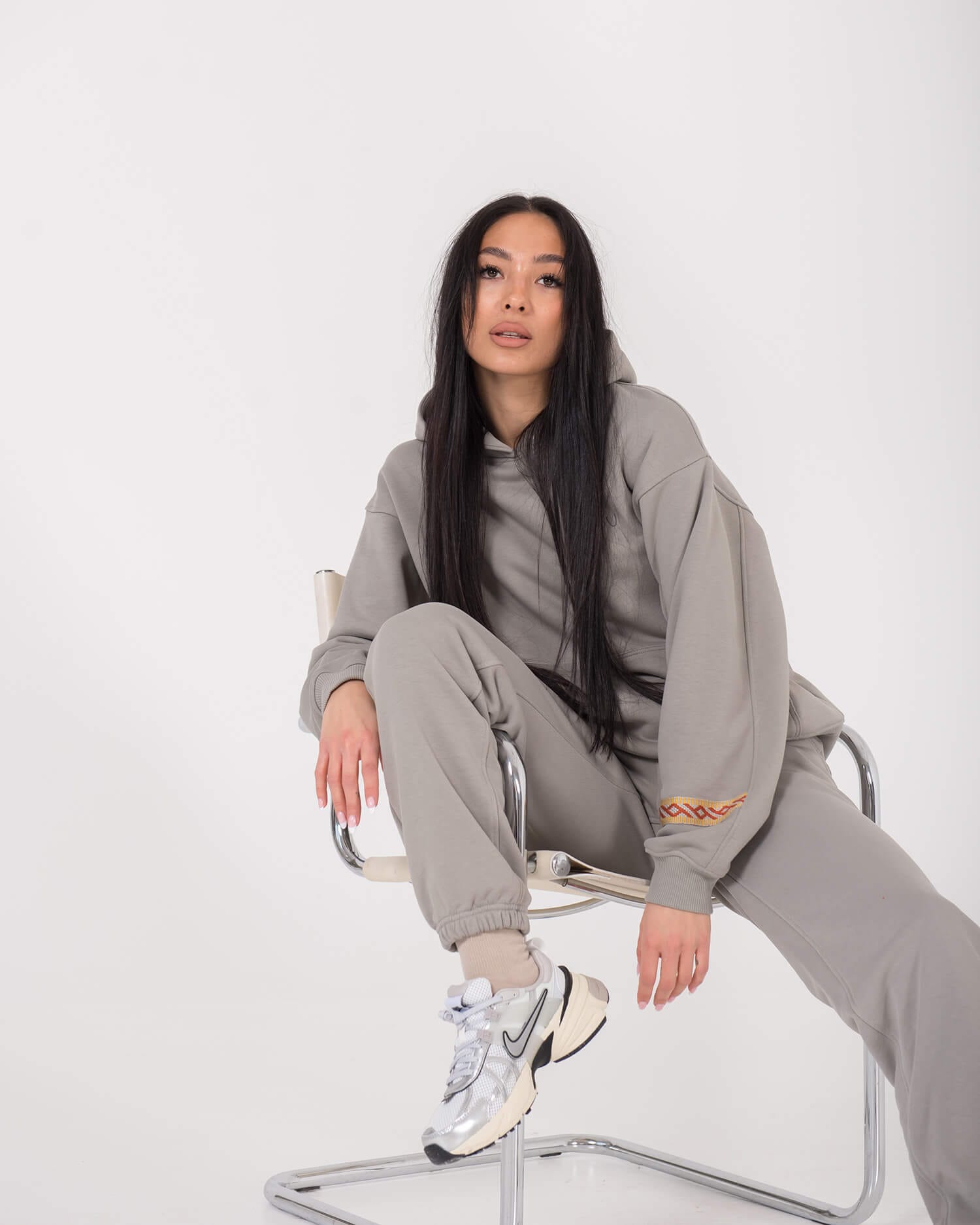 Laisvalaikio kelnės moterims ARIA / Pilkos - Image 2