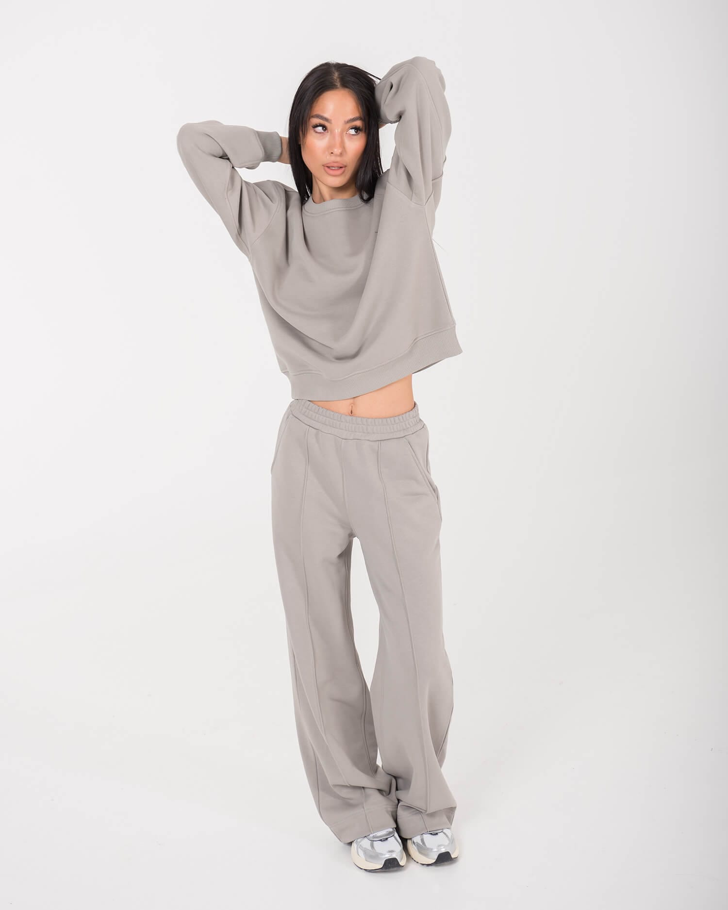 Laisvalaikio kostiumas moterims ULA / Pilkas - Image 4
