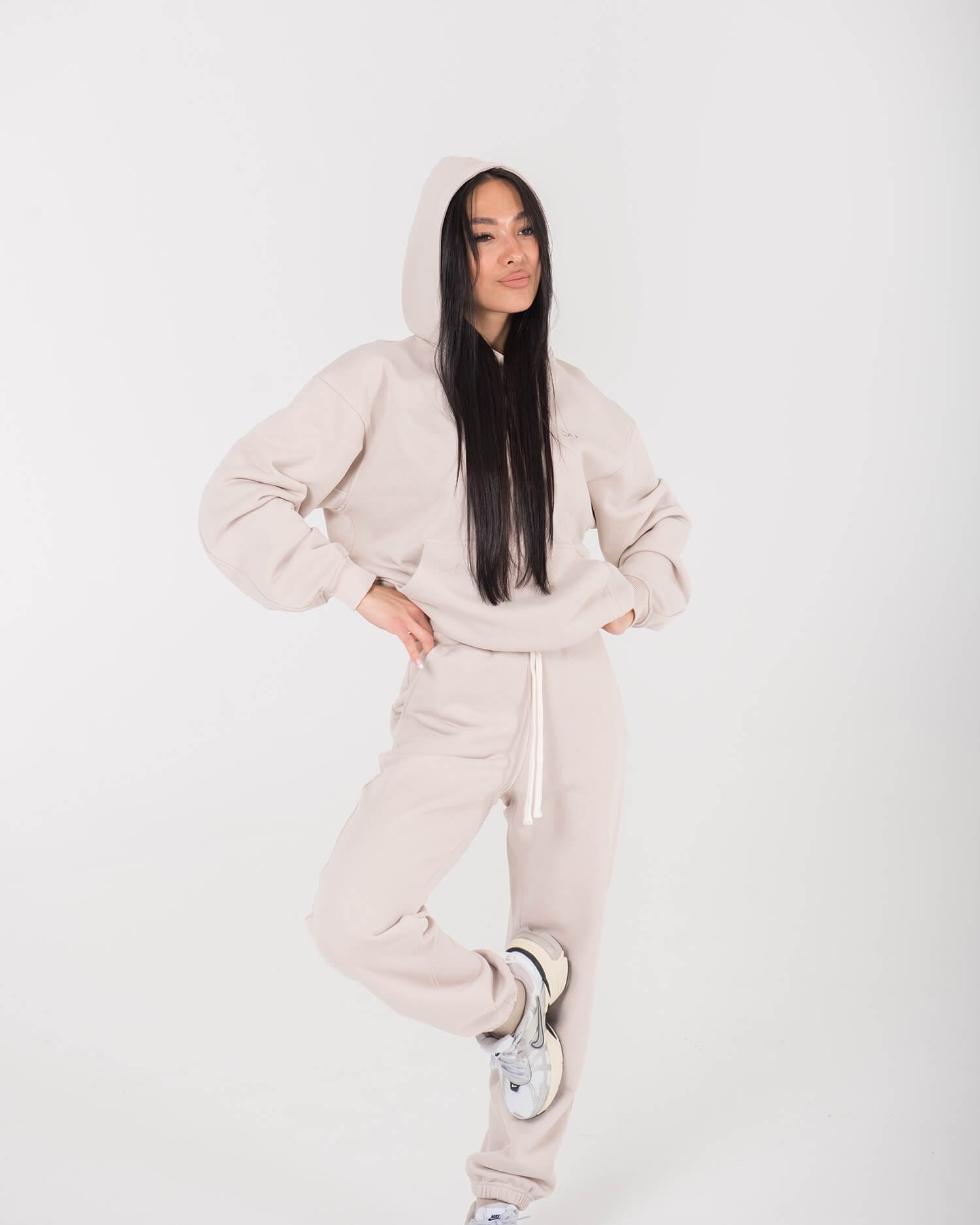 Laisvalaikio kelnės moterims ARIA / Cream - Image 3