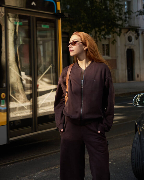 Unisex bomber stiliaus dzemperis