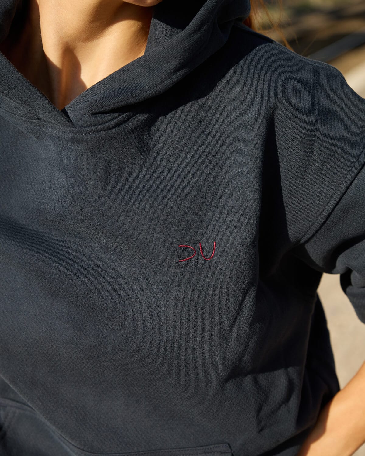 Unisex džemperis su gobtuvu / Navy - Image 2