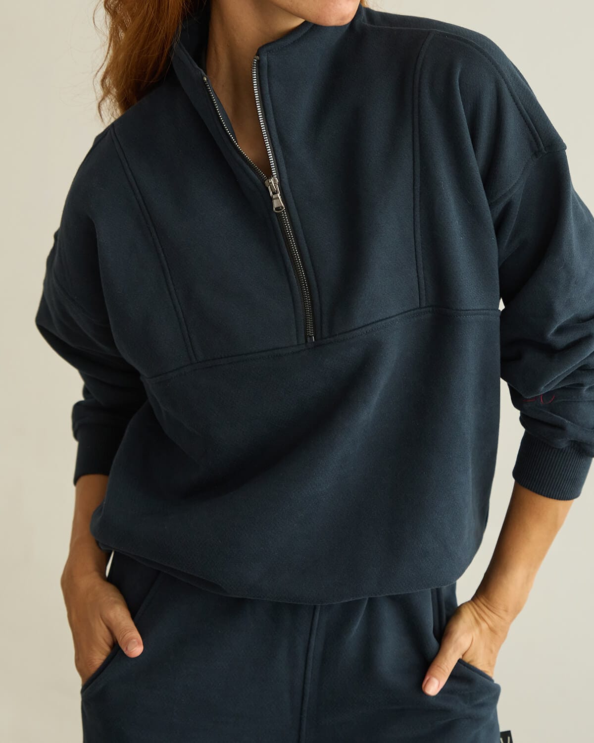Laisvalaikio kostiumas moterims AINĖ / Navy - Image 6