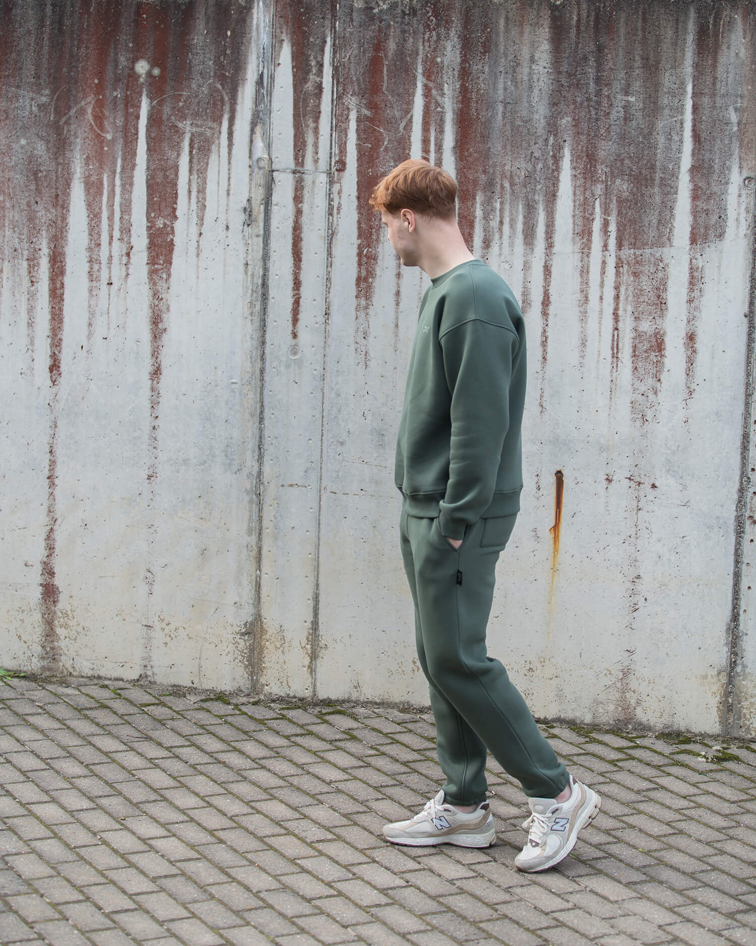 Laisvalaikio kostiumas vyrams BASE / Dark olive - Image 5