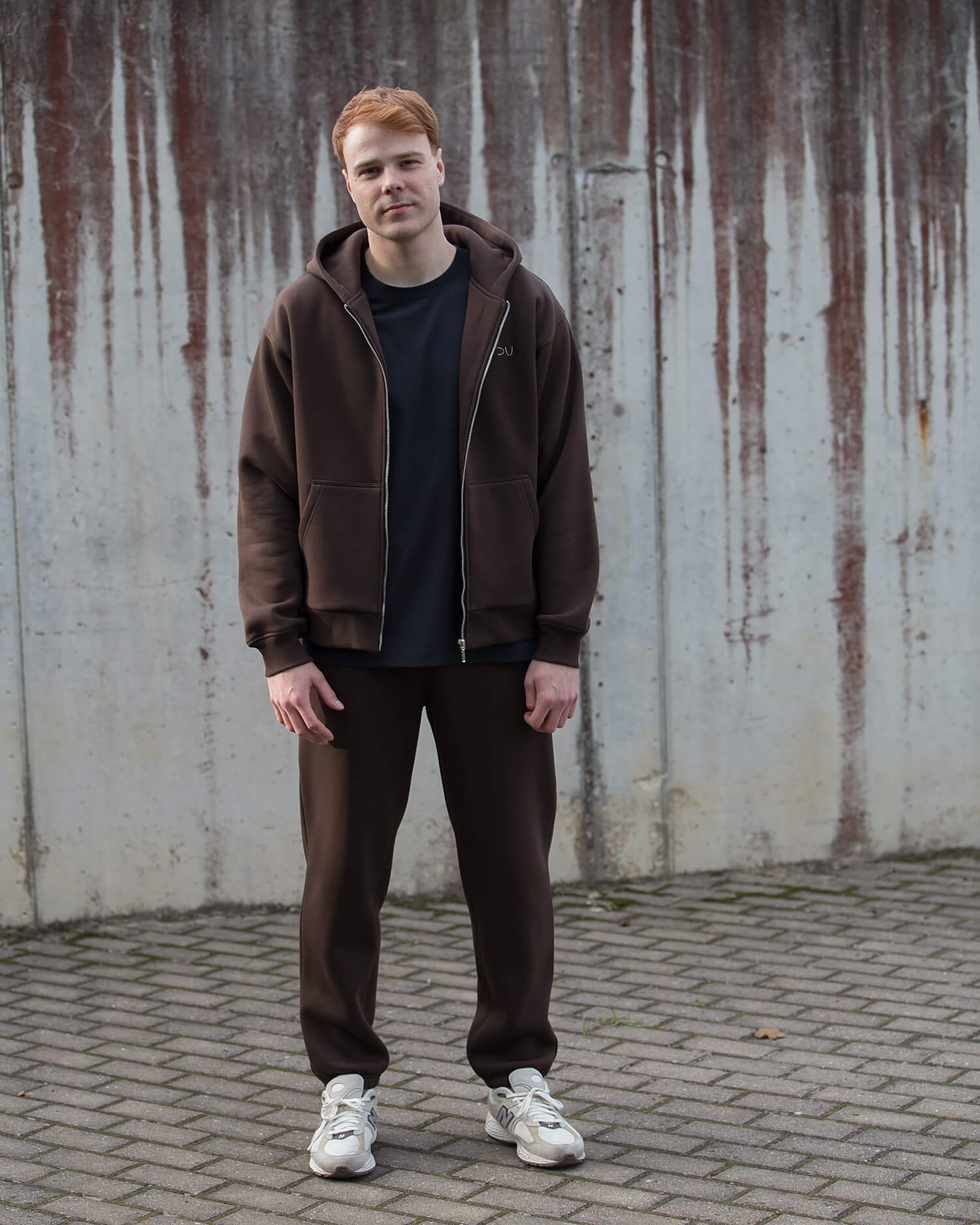 Laisvalaikio kostiumas vyrams su užtrauktuku URBAN / Espresso - Image 7