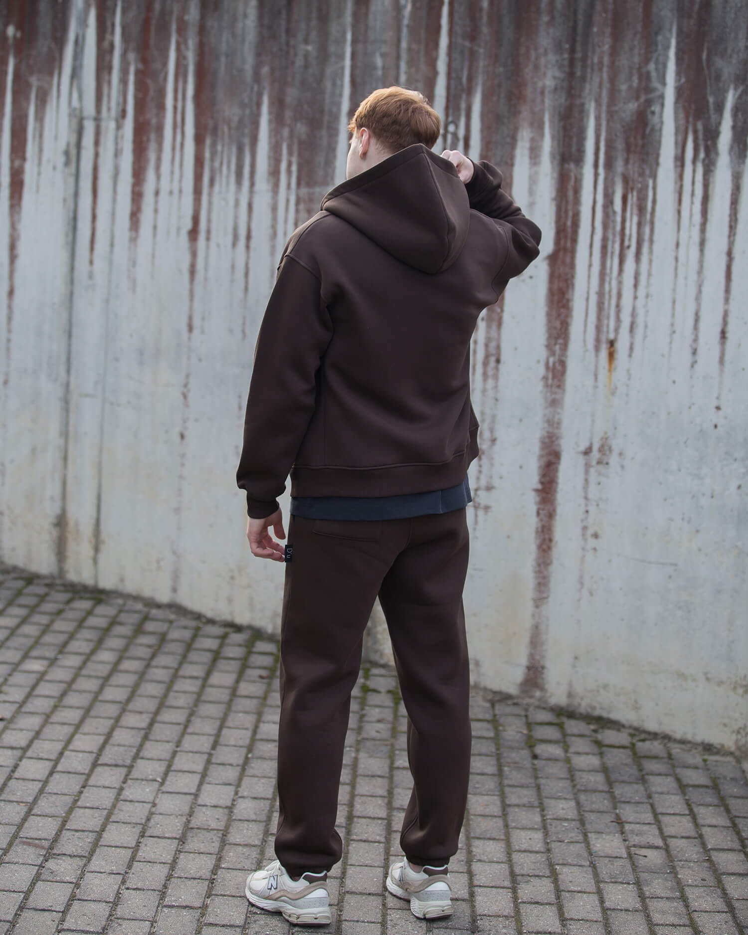 Laisvalaikio kostiumas vyrams su užtrauktuku URBAN / Espresso - Image 5