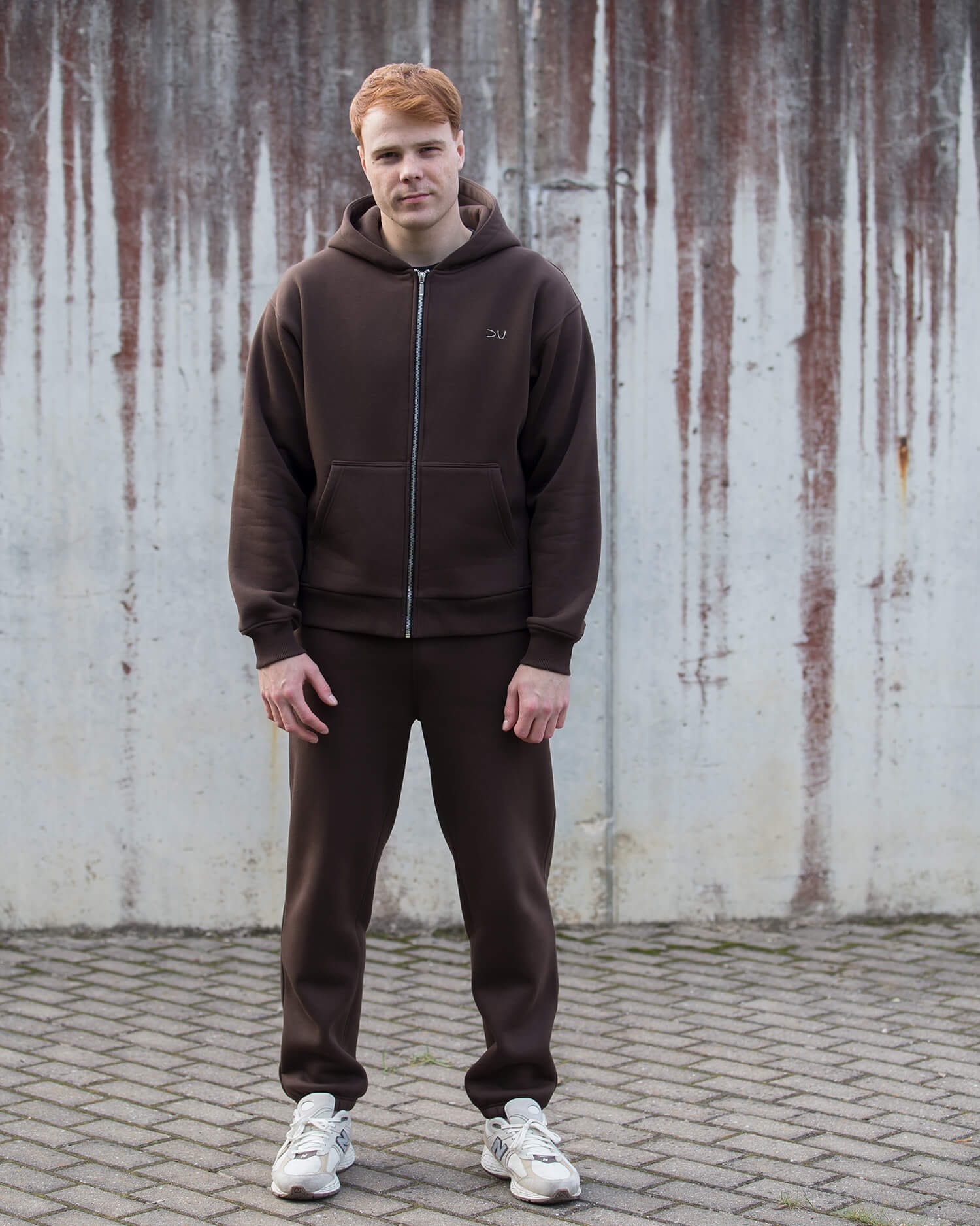 Laisvalaikio kostiumas vyrams su užtrauktuku URBAN / Espresso - Image 2