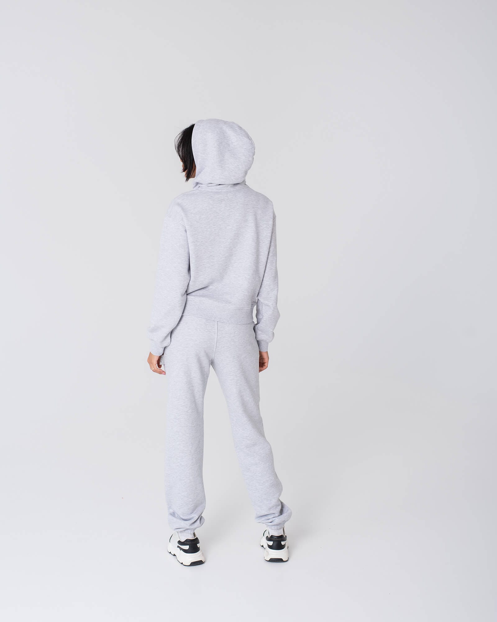 Džemperis su gobtuvu moterims / Pilkas - Image 7