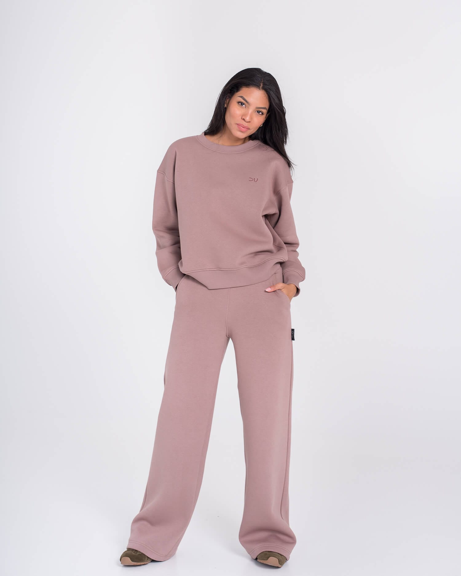 Placios laisvalaikio kelnes moterims kakava