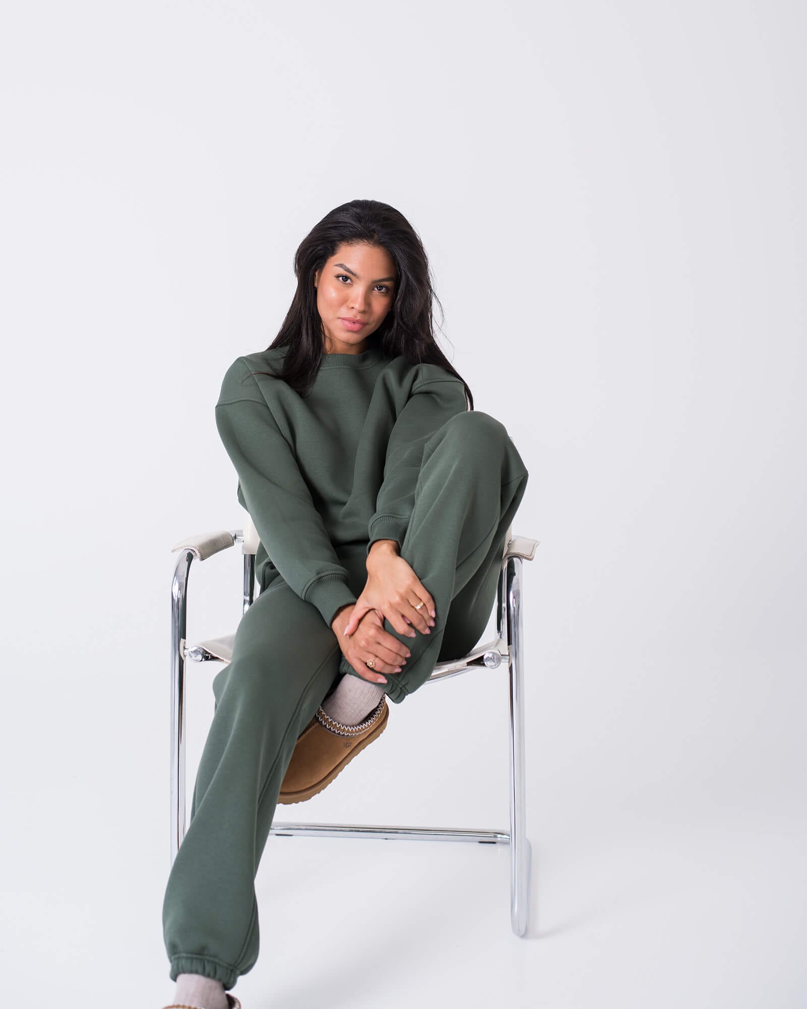 Laisvalaikio kostiumas moterims VĖJA / Dark olive - Image 6