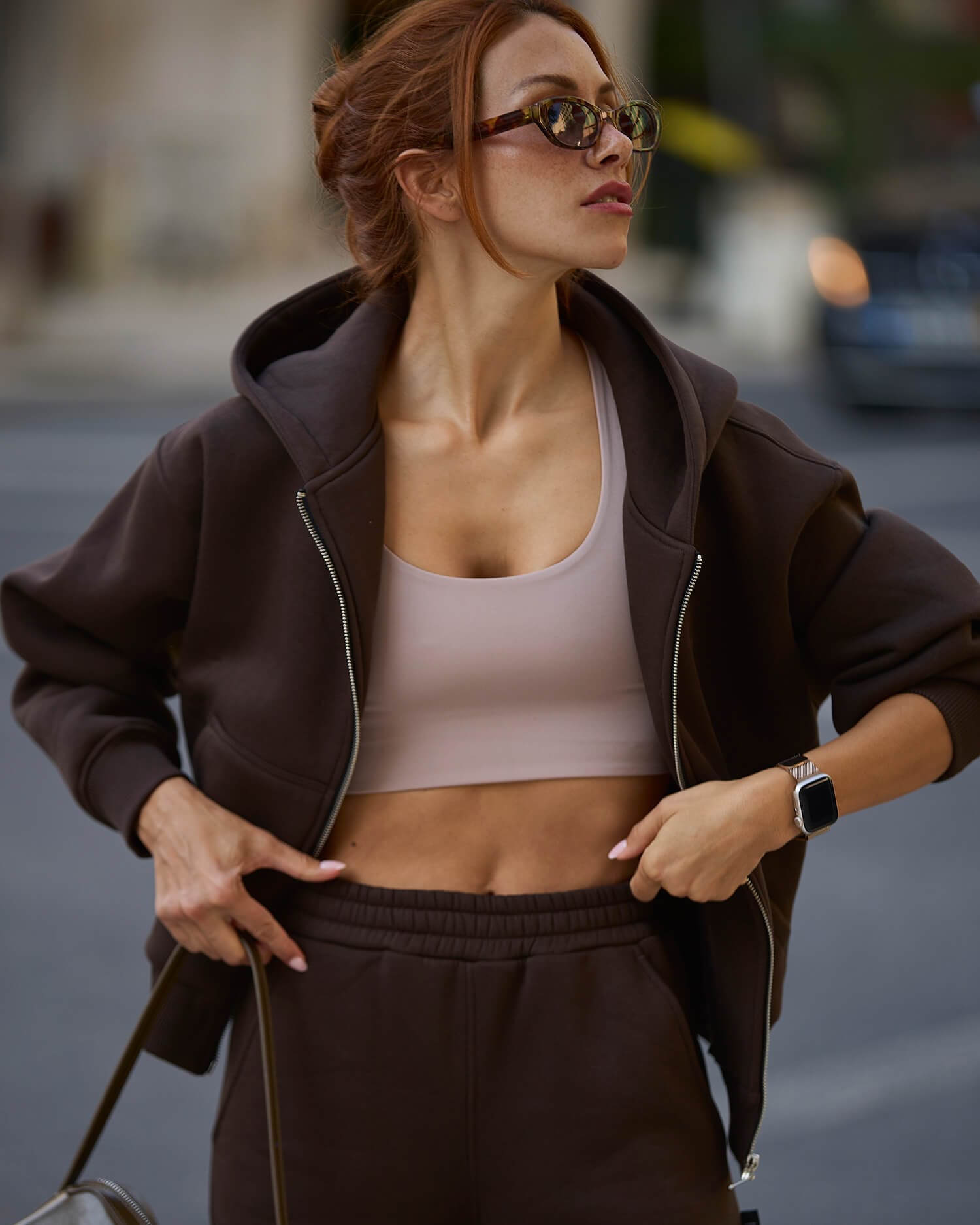 Laisvalaikio kostiumas moterims LĖJA / Espresso - Image 3